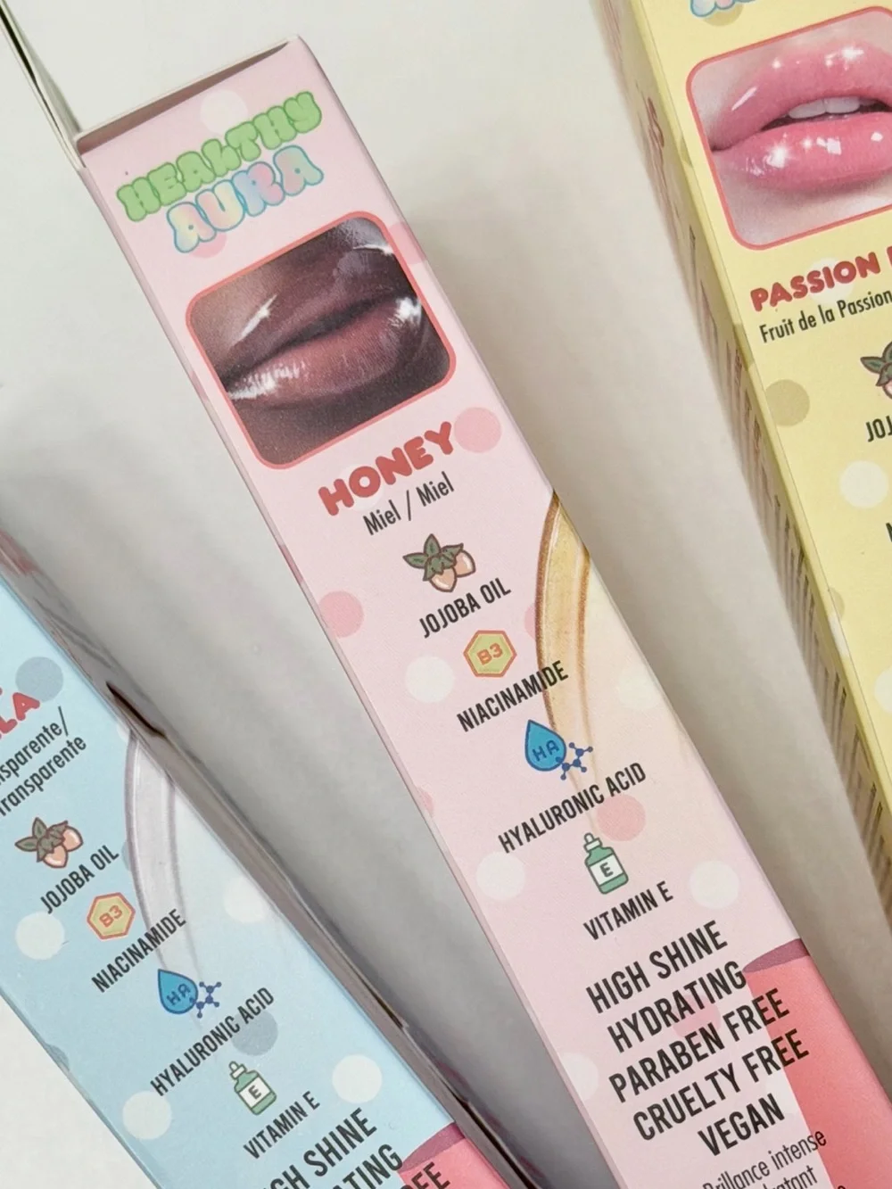 (Pink Packaged) ioni HONEY Crystal Lip Gloss